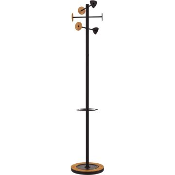 Portemanteau Bora Bamboo noir