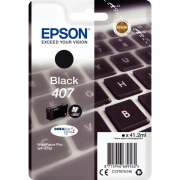 Epson CLAVIER / 407L cartouche jet d'encre noire authentique (T07U140)