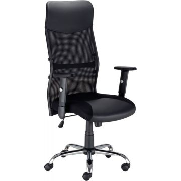 Fauteuil HIT accoudoirs réglables noir
