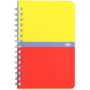 Carnet à reliure intégrale 100 pages, format 9x14 cm, quadrillé 5x5, papier 70 g