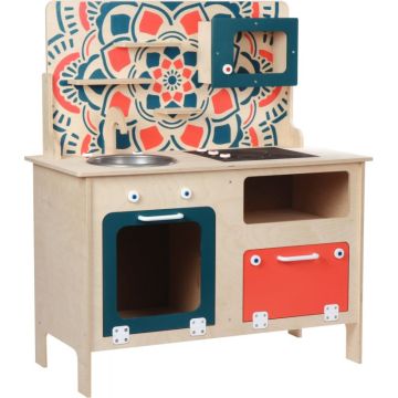Cuisine en bois contemporaine