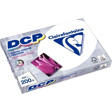 Paquet de 250 feuilles laser format A4 200g blanc DCP