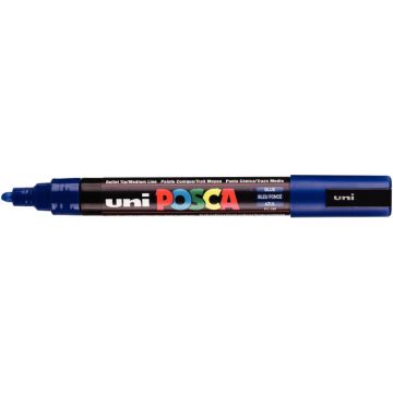 Marqueur Posca pointe moyenne ogive bleu foncé