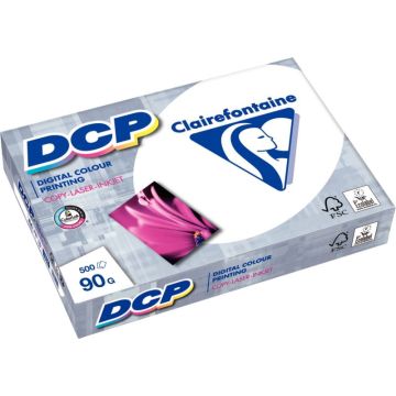 Ramette papier 500 feuilles laser couleur format A4 90g blanc DCP