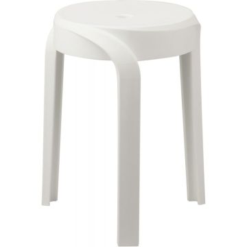 Tabouret Twist blanc
