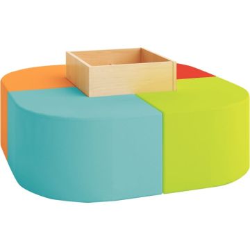 Lot de 4 poufs pour 56622