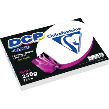 Paquet de 250 feuilles laser format A4 250g 2 faces brillantes DCP