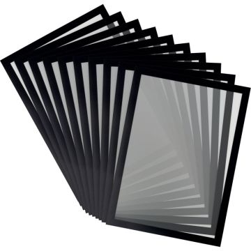 Cadre d'affichage magnétique Magneto Pro A4 noir lot de 10