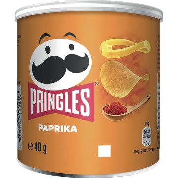 Lot 12 PRINGLES PAPRIKA 40 grammes