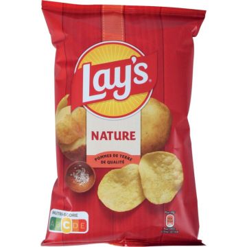 Lot 20 CHIPS LAYS SEL 45 grammes
