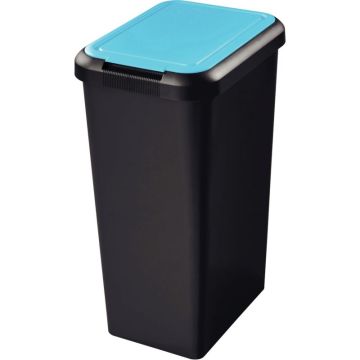 Poubelle de tri sélectif 45L bleue