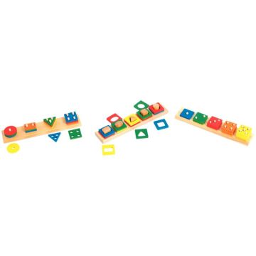 Lot de 3 abaques Géobois assortis