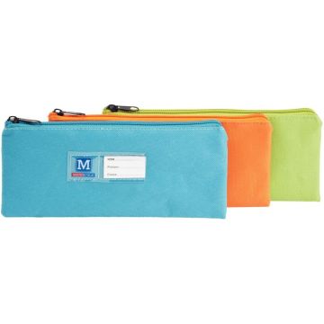 Fourre-tout plat coloris assortis