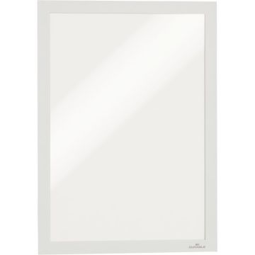 Sac de 2 cadres d'affichage A4 adhésif repositionnable avec contour magnétique blanc